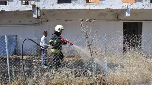 Menteşe'de korkutan ot yangını: Vatandaşlar seferber oldu