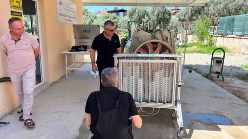 Sarıgöl'de tarımda kalite dönemi: İlaçlama makineleri artık bilimsel testten geçiyor