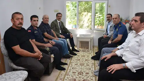 Şehit İsmail Yavuz’un baba ocağında vefa buluşması