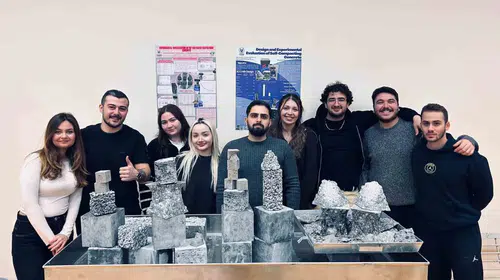Mühendislikte yeni dönem: Öğrencilerin tasarladığı betonlar sektörü dönüştürecek