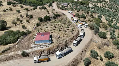 Yenipazar’da trafik nefes alıyor: Mestanlar yolunda genişletme mesaisi