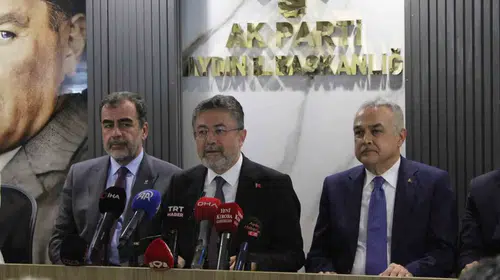 Bakan Yumaklı Aydın'da Kritik Mesajlar Verdi: "Türkiye Artık Kendi Geleceğini Kendisi Yazıyor"