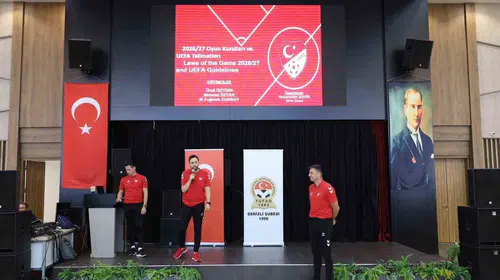 Denizli’de futbolun geleceği için kritik zirve: Yeni kurallar anlatıldı, şampiyonlar taçlandırıldı