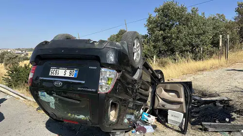 Uşak’ta direksiyon hakimiyeti kabusa dönüştü: 66 yaşındaki sürücü kurtarılamadı