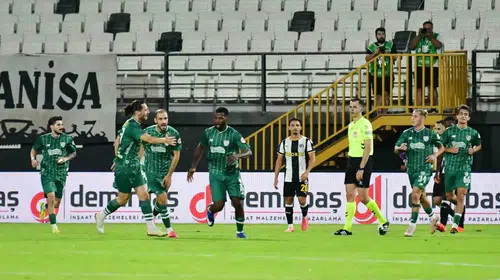 Bursaspor Manisa deplasmanında son nefeste kazandı