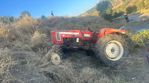 Kula’da tarım mesaisi hüsranla bitti: Traktör kazası can aldı