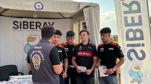 Motokros festivalinde siber güvenlik rüzgarı: 105 bin kişiye ulaşıldı