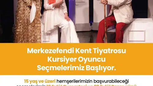Merkezefendi’de sanat zamanı: Tiyatro sahnesine adım atmak isteyenler için fırsat kapısı açıldı