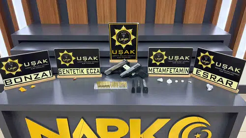 Uşak emniyetinden zehir tacirlerine büyük darbe: 27 tutuklama