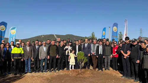 Muğla’da anlamlı vefa: Şehit polis için doğa yeşeriyor