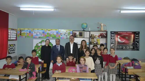 Sultanhisar'da egitim mesaisi: Kaymakam Ateş'ten okul ziyareti