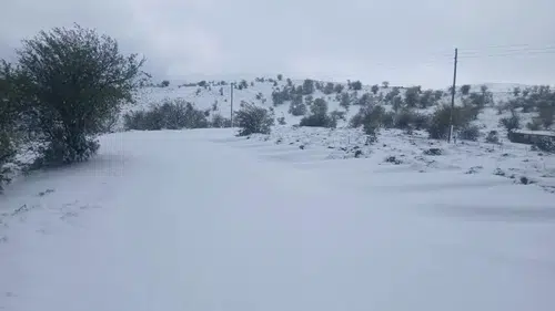 Alaşehir’de kış provası: Yaylalar beyaza büründü