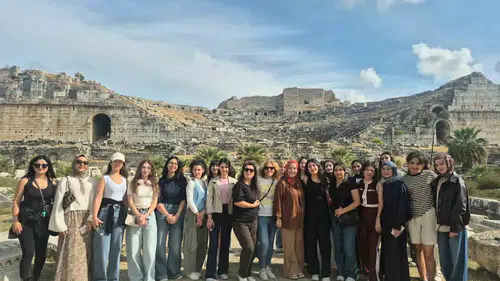 Aydın’ın gençleri antik çağın izini sürüyor: Tarihi rotada buluştular