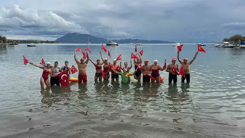 Datça’da bayram coşkusu: Mavi sularda Cumhuriyet rotası