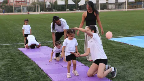 Sarıgöl’de minik yetenekler sahne aldı: Stadyumda cimnastik şöleni