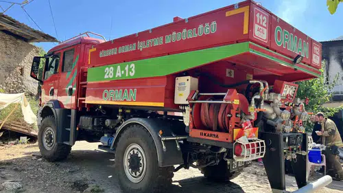 Bayındır’da yangın nöbeti Giresun’dan gelen ekiplere emanet