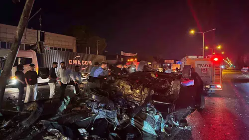 Nazilli’de gece yarısı dehşeti: Motosikletten kaçarken direğe çarptı