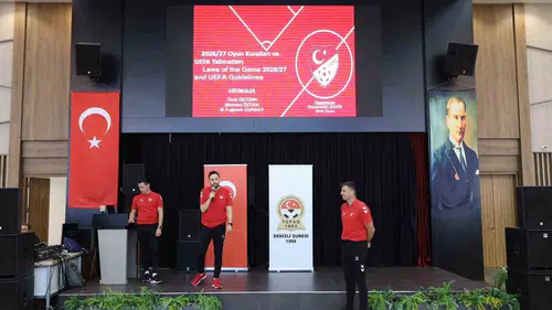 Denizli’de futbolun geleceği için kritik zirve: Yeni kurallar anlatıldı, şampiyonlar taçlandırıldı