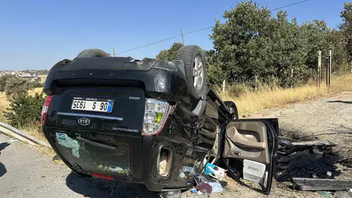 Uşak’ta direksiyon hakimiyeti kabusa dönüştü: 66 yaşındaki sürücü kurtarılamadı