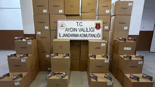 Aydın’da kaçakçılara geçit yok: Jandarmadan büyük sevkiyata suçüstü