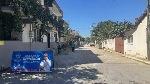 Germencik’te şantiye mesaisi: Yollar yepyeni bir çehreye kavuşuyor