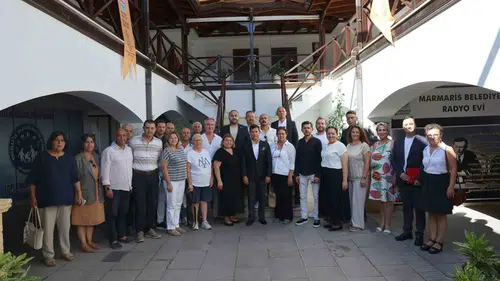 Marmaris'in geleceği için masaya oturdular: Başkan Ünlü'den ortak yönetim mesajı