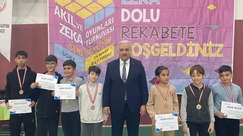 Akıl ve Zeka Oyunları İlçe Turnuvası Söke’de tamamlandı