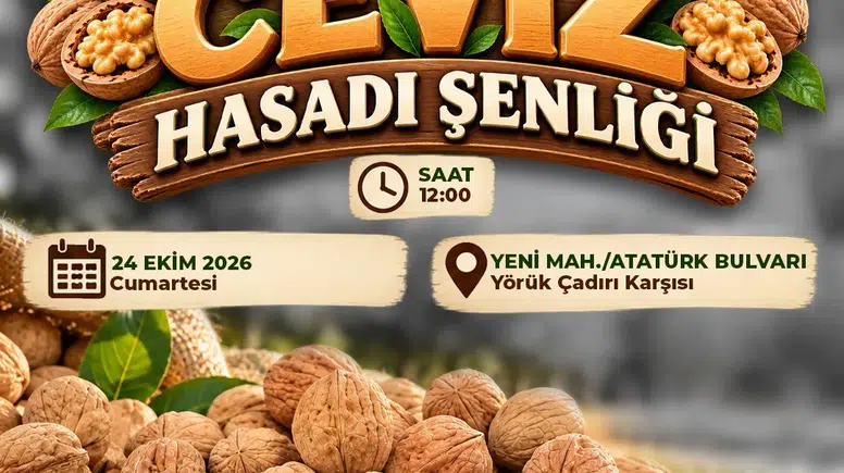 Çameli’de ceviz bereketi şenlikle kutlanacak: Başkan Arslan’dan tüm bölgeye davet