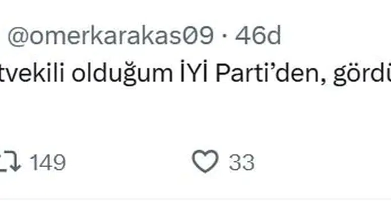 İYİ Parti'de istifa depremi: Kurucu isim Ömer Karakaş vedasını duyurdu