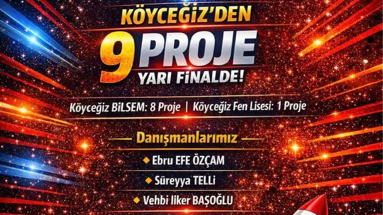 Köyceğizli genç mucitlerden TEKNOFEST çıkarması: 9 proje birden yarı finalde