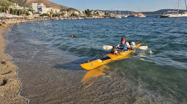 57 Yaşında "İnci" ile 83 Günlük Destan: Emekli Astsubayın Küreklerinden Bodrum Kıyılarına Uzanan Yolculuk