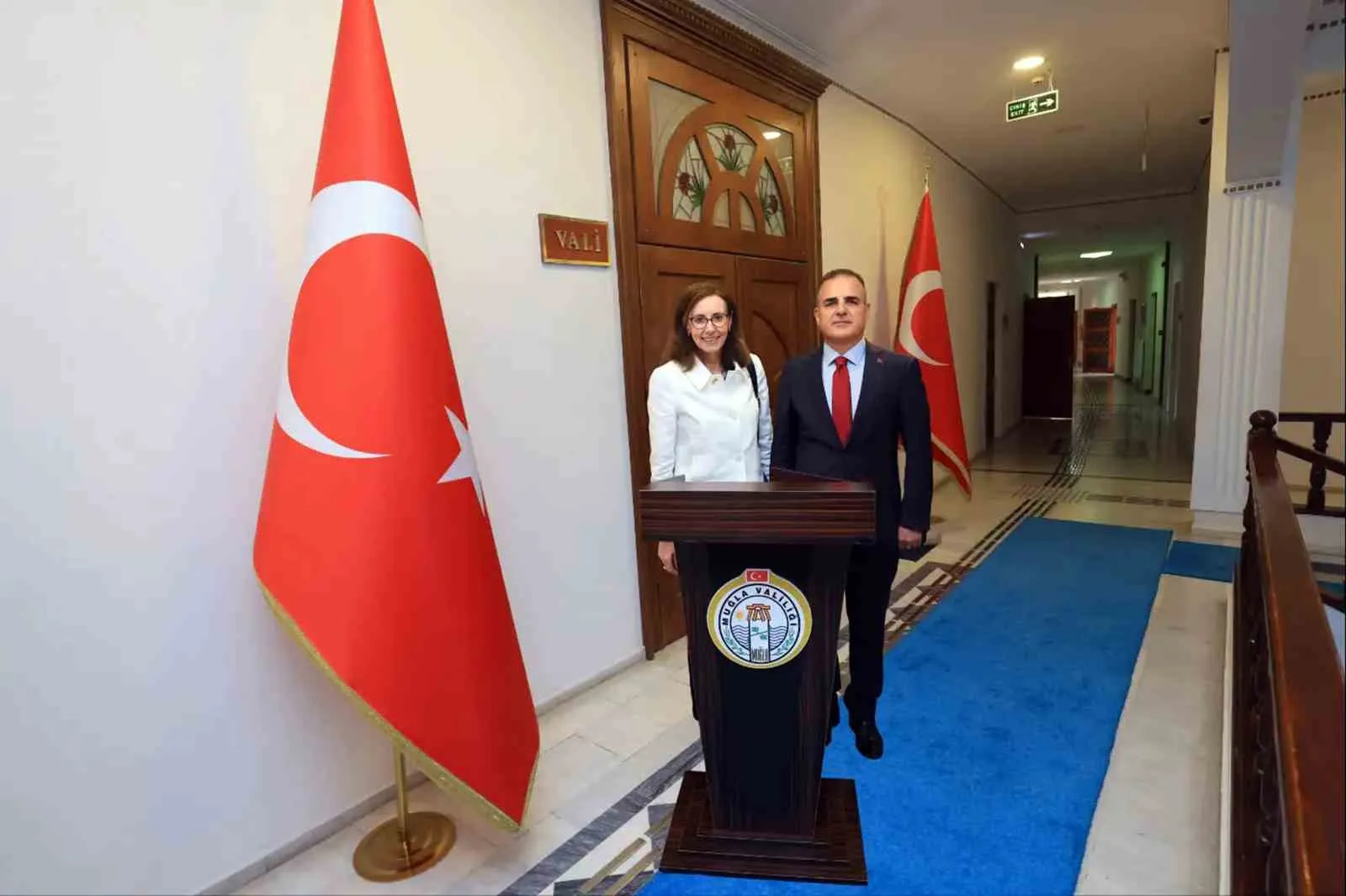 Muğla’nın turizm rotasında İngiliz rüzgarı: Büyükelçi Anderson’dan Vali Akbıyık’a ziyaret
