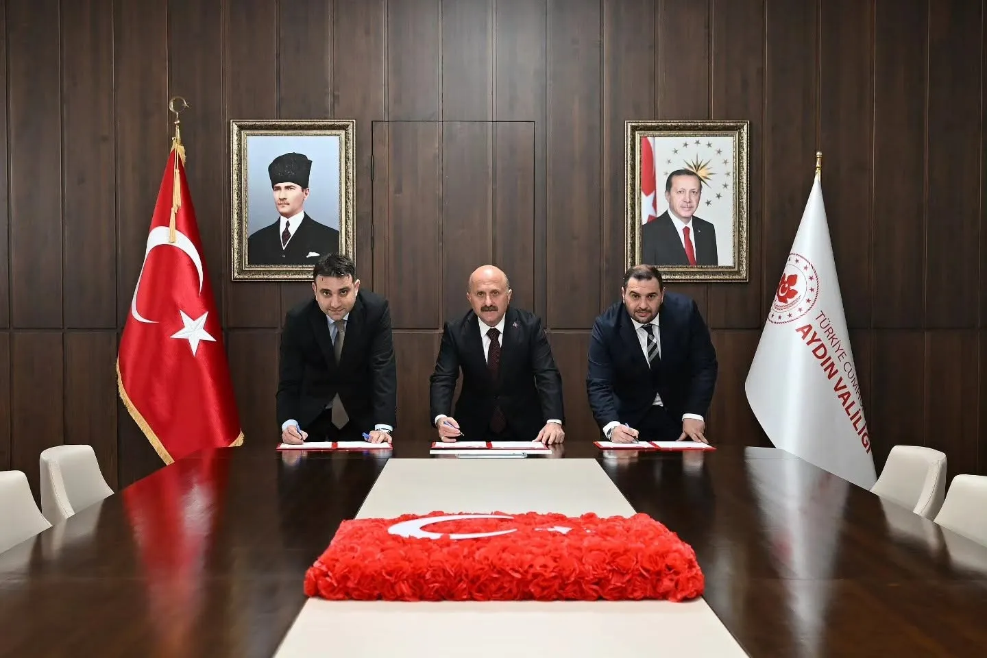 Çine’de iş hayatındaki kadınlara destek eli: 80 çocuk kapasiteli okul için imzalar atıldı