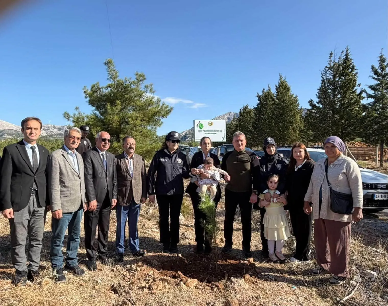 Muğla’da anlamlı vefa: Şehit polis için doğa yeşeriyor