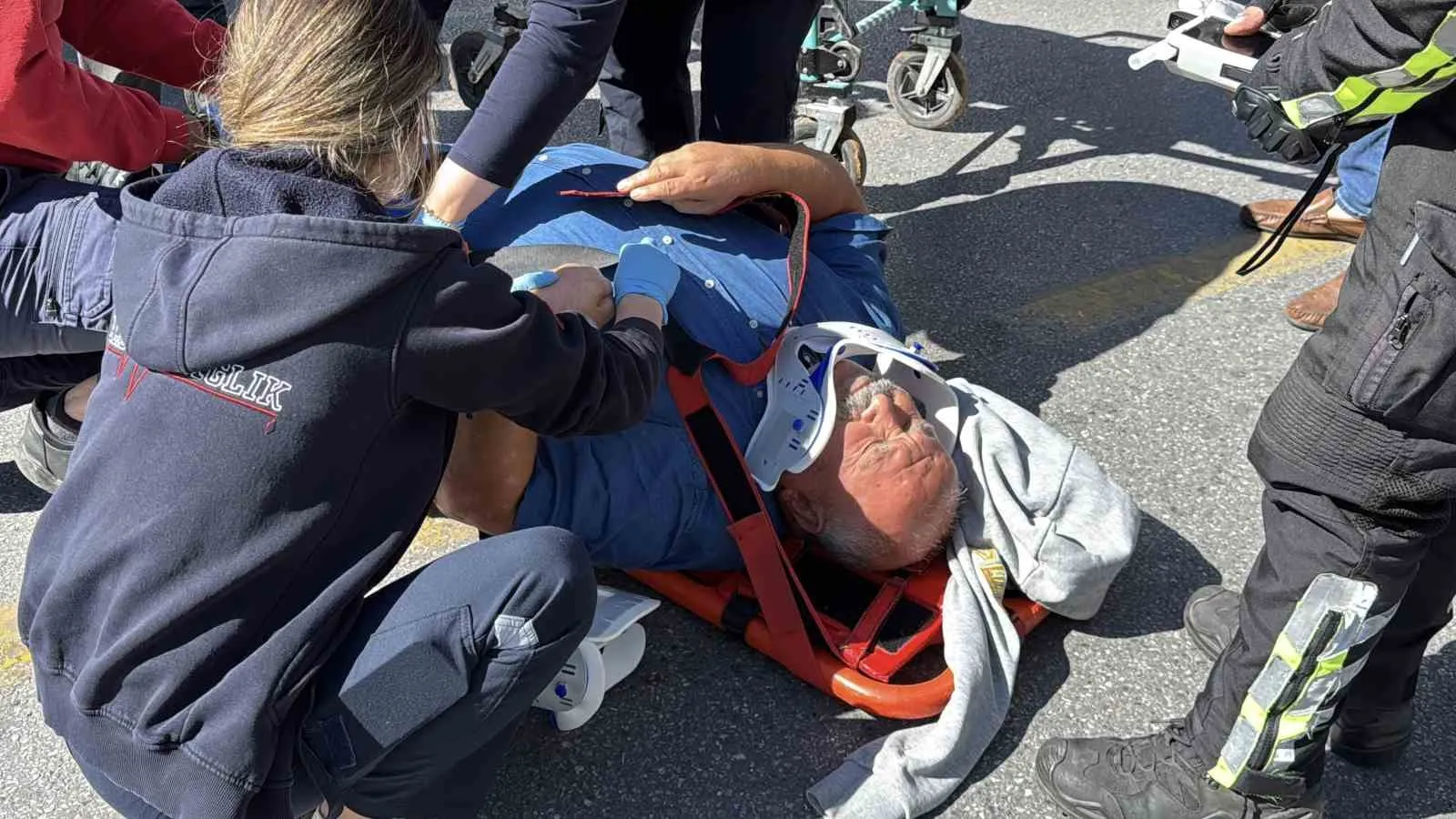 Menteşe’de korkutan kaza: Ticari aracın çarptığı yaya hastaneye kaldırıldı