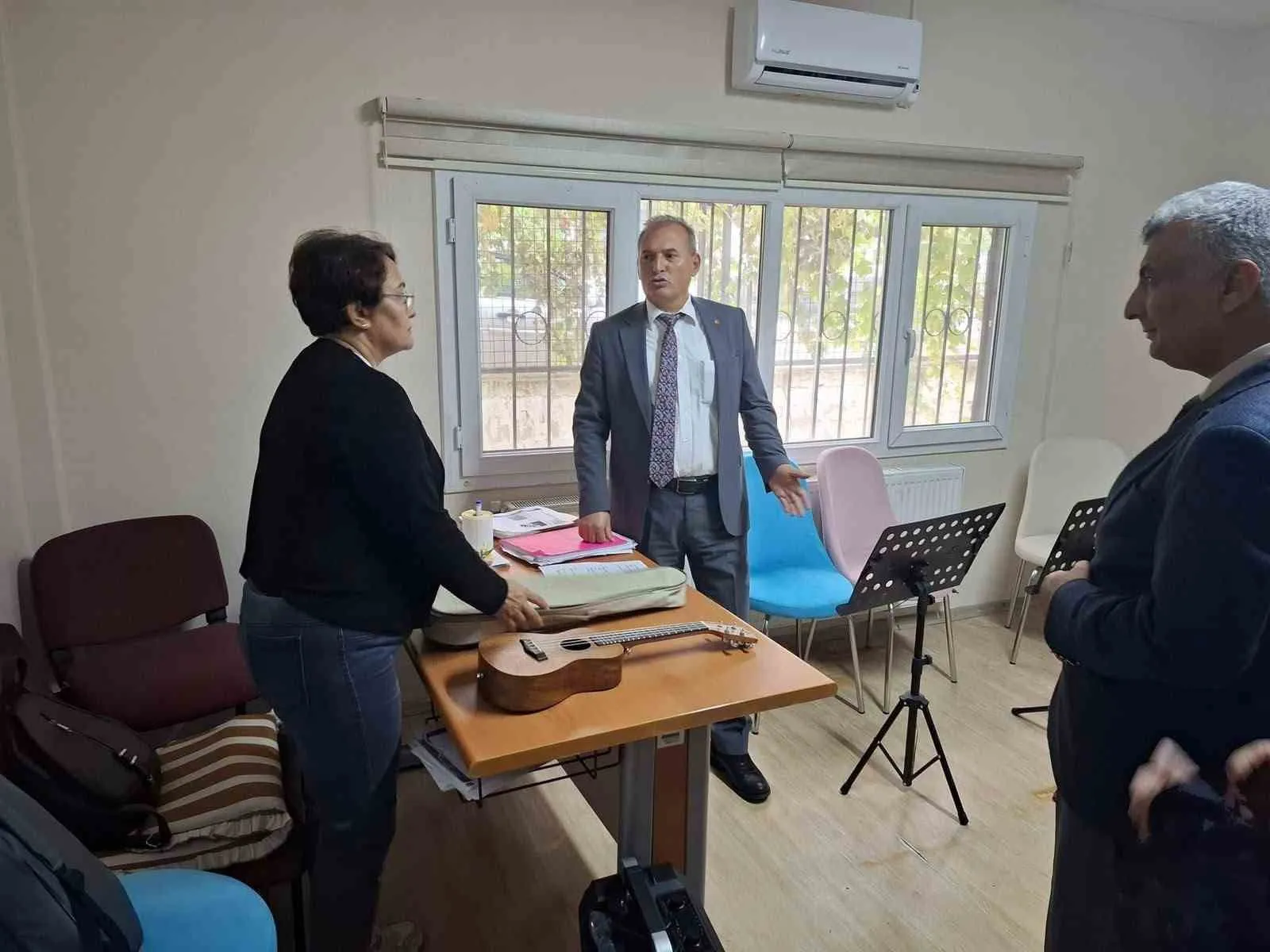 Sarıgöl’de eğitimde yerinde çözüm dönemi: Yöneticilerden merkez ziyareti