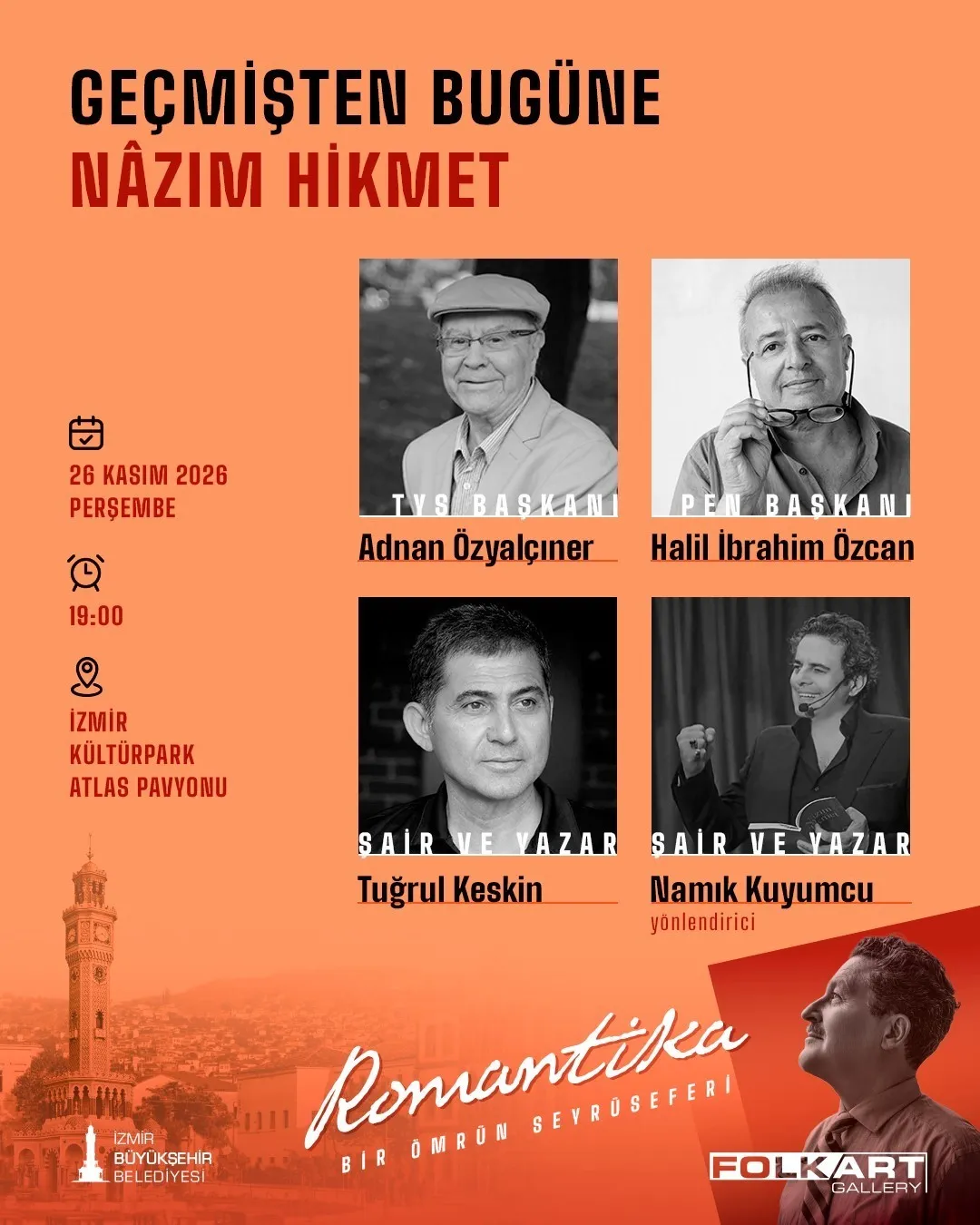 Nâzım Hikmet’in dünyasına İzmir’den derin bir bakış: Romantika sergisinde sanat dolu günler