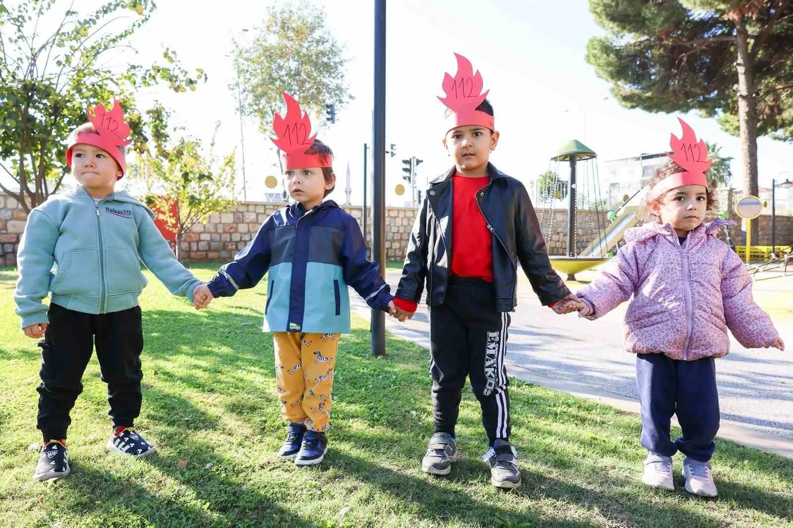 Minik kahramanlar itfaiyecilik mesleğini yerinde öğrendi