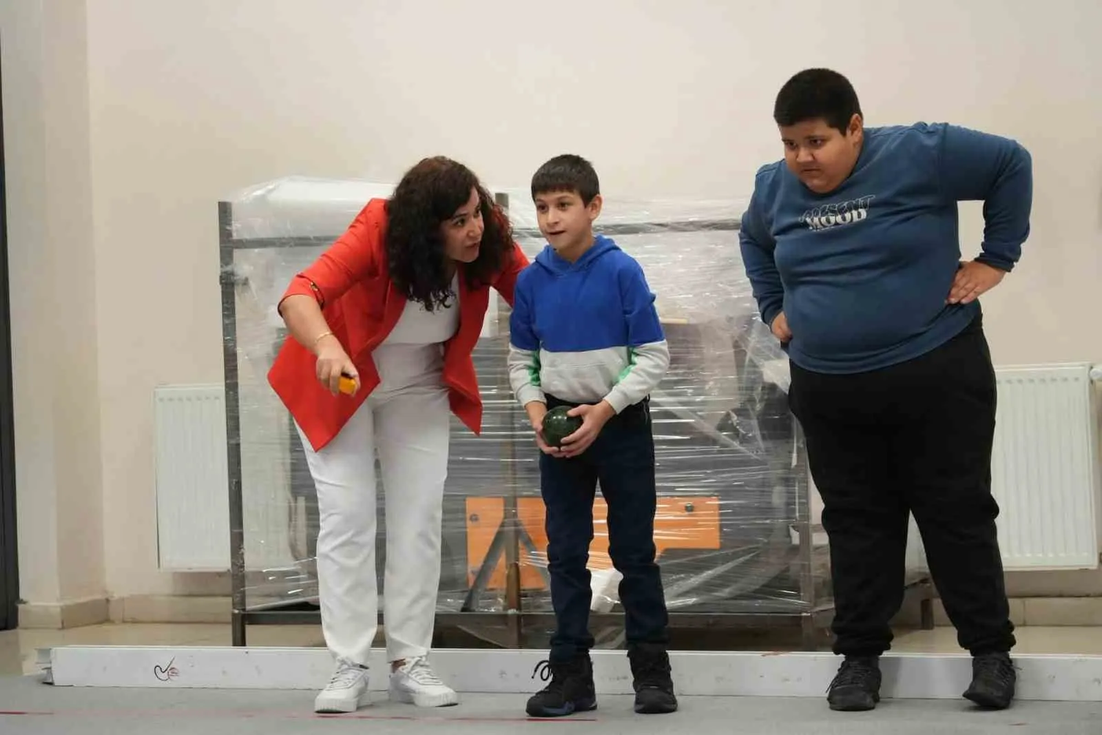 Cumhuriyet coşkusu sahaya yansıdı: Özel sporcuların bocce heyecanı