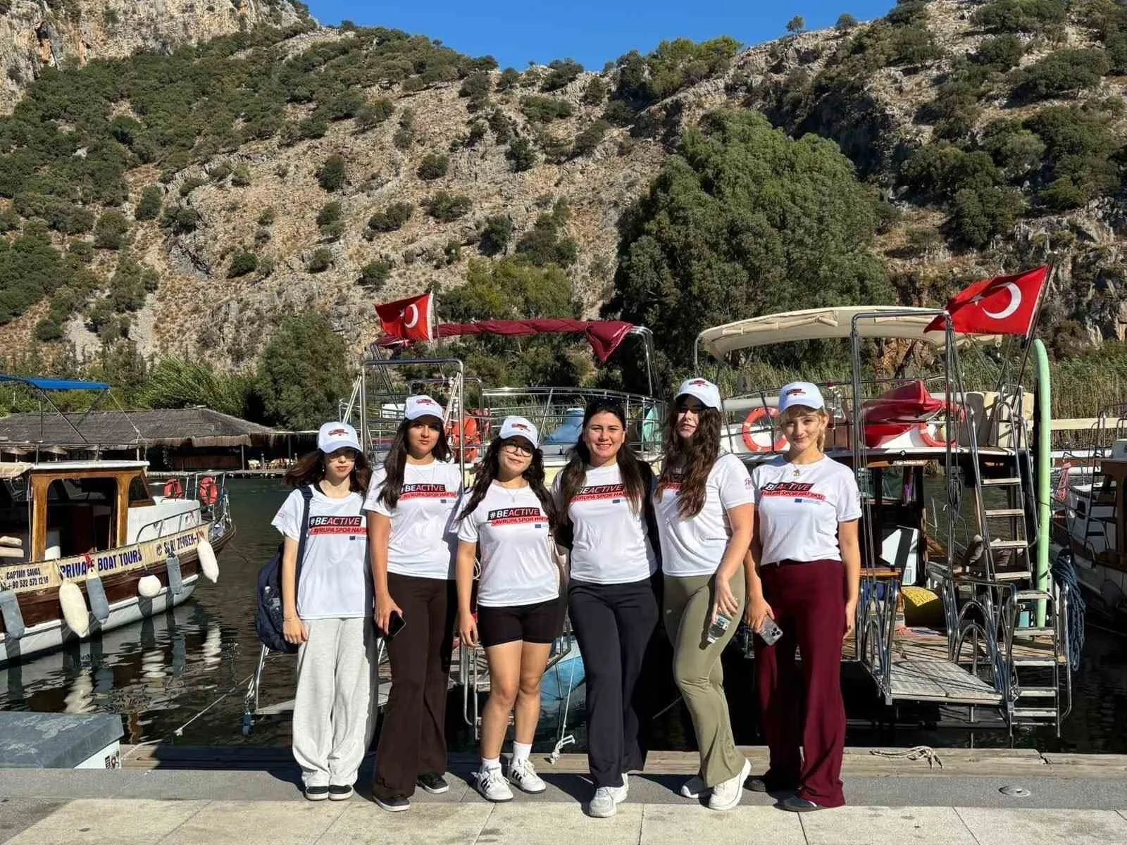 Bin yıllık mirasın gölgesinde kondisyon: Gençler Kaunos’ta ter döktü