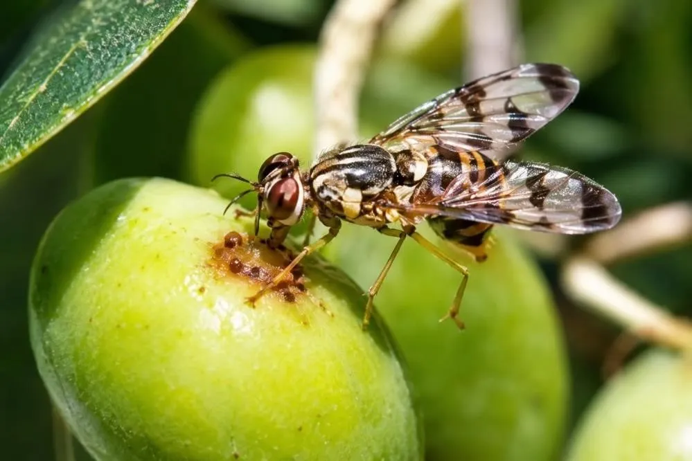 Salihli'de zeytin hasadına sayılı günler kala üreticiye "sinek" alarmı
