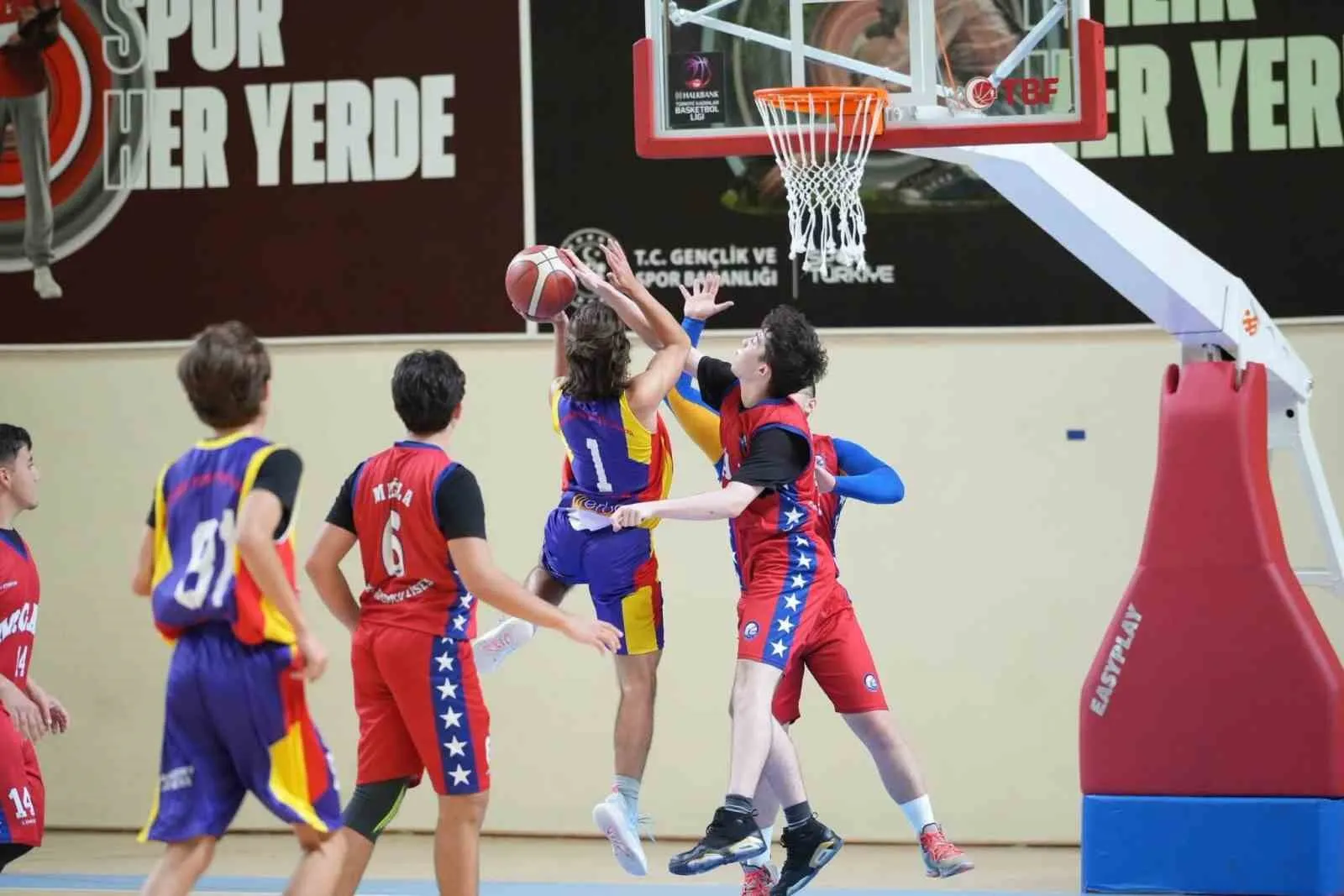 Muğla potasında şampiyonluk yarışı: Genç yetenekler sahne aldı