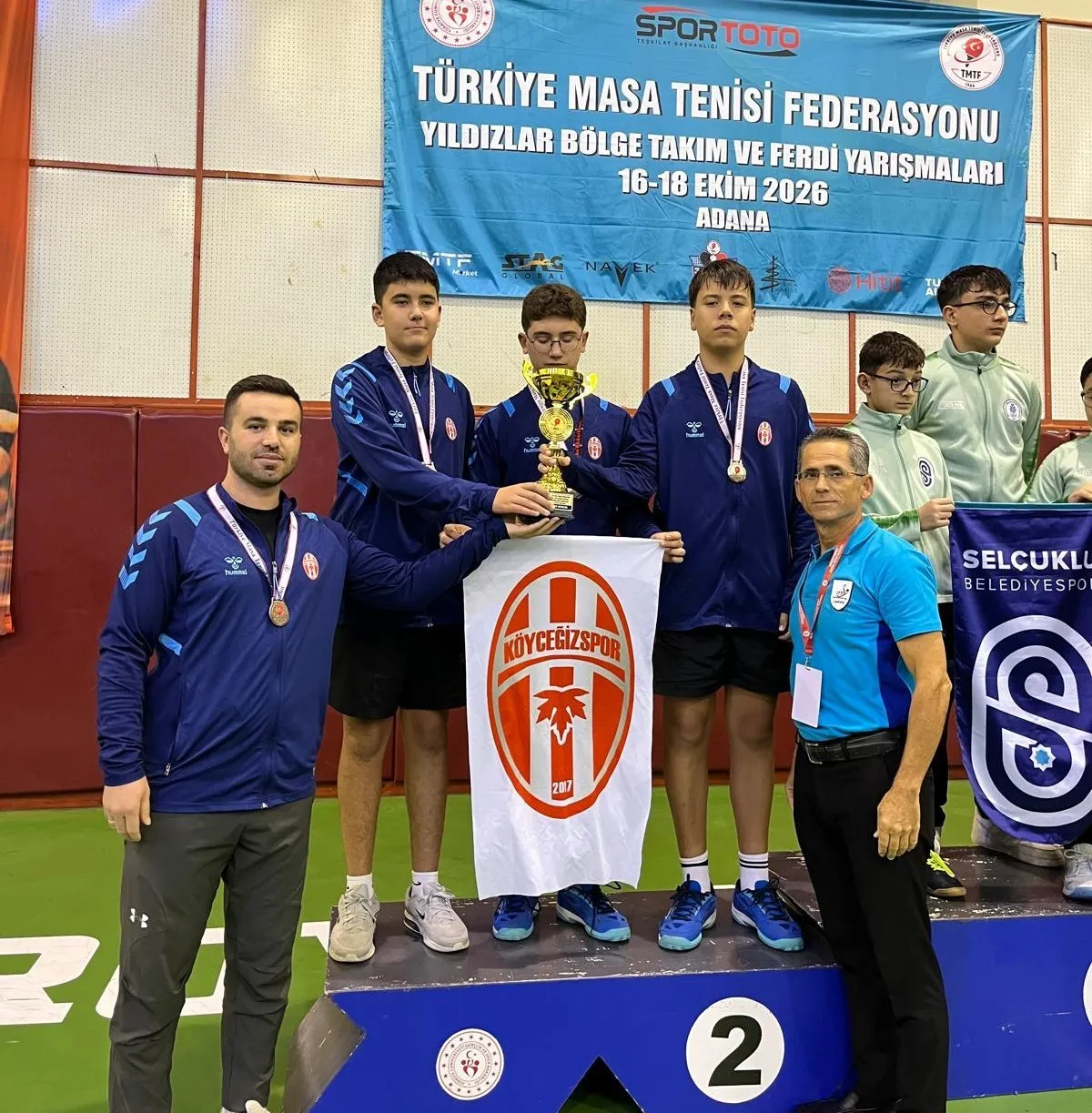 Köyceğizli raketlerin Adana zaferi: Bölge şampiyonluğu ilçeye gurur yaşattı