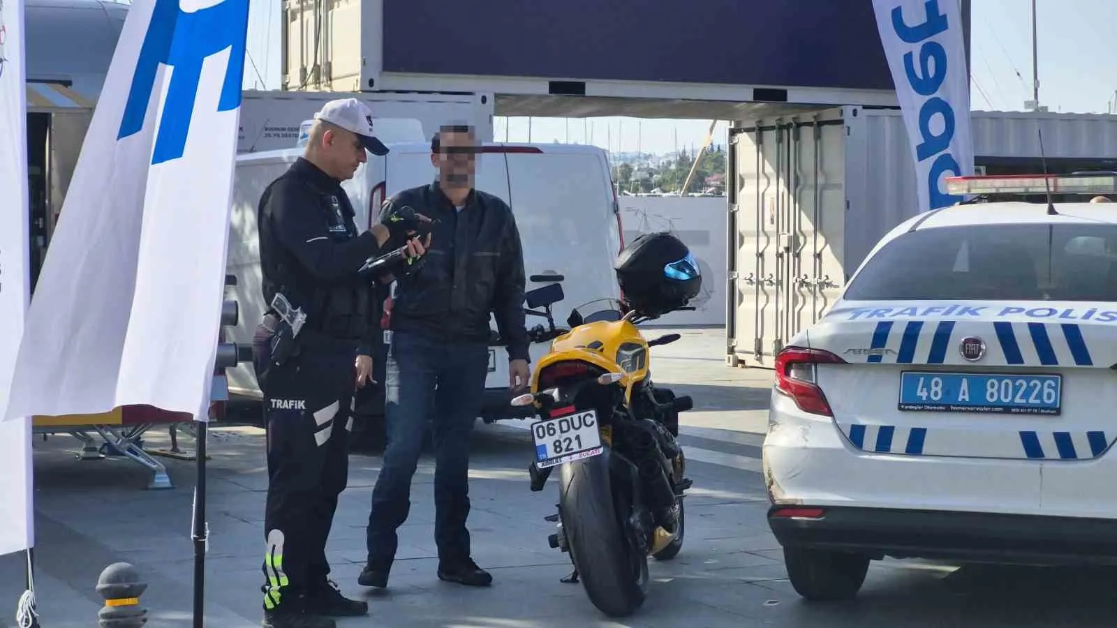 Bodrum’da motosikletlilere sıkı takip: 60 dakikada ağır bilanço
