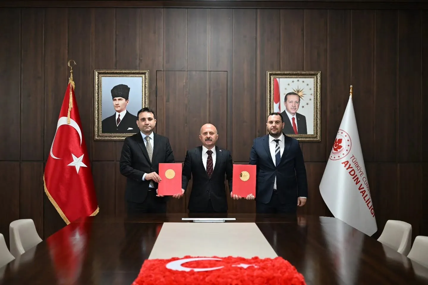 Çine’de iş hayatındaki kadınlara destek eli: 80 çocuk kapasiteli okul için imzalar atıldı