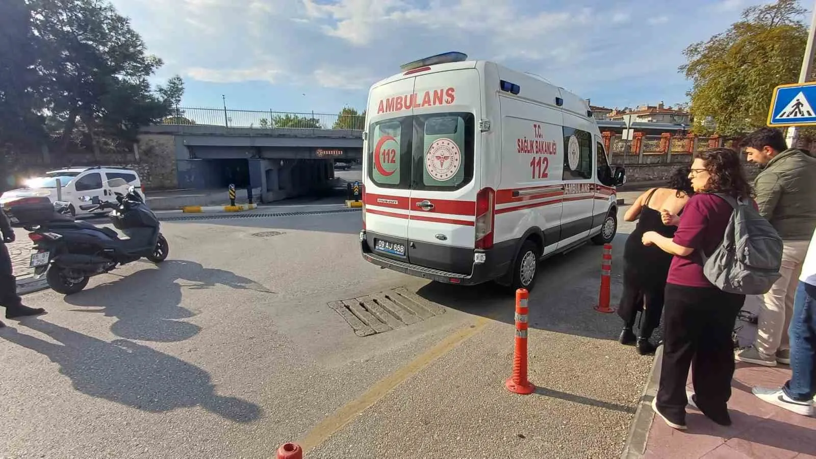 Aydın'da bisiklet kazası: Ön freni sıkınca asfaltla tanıştı
