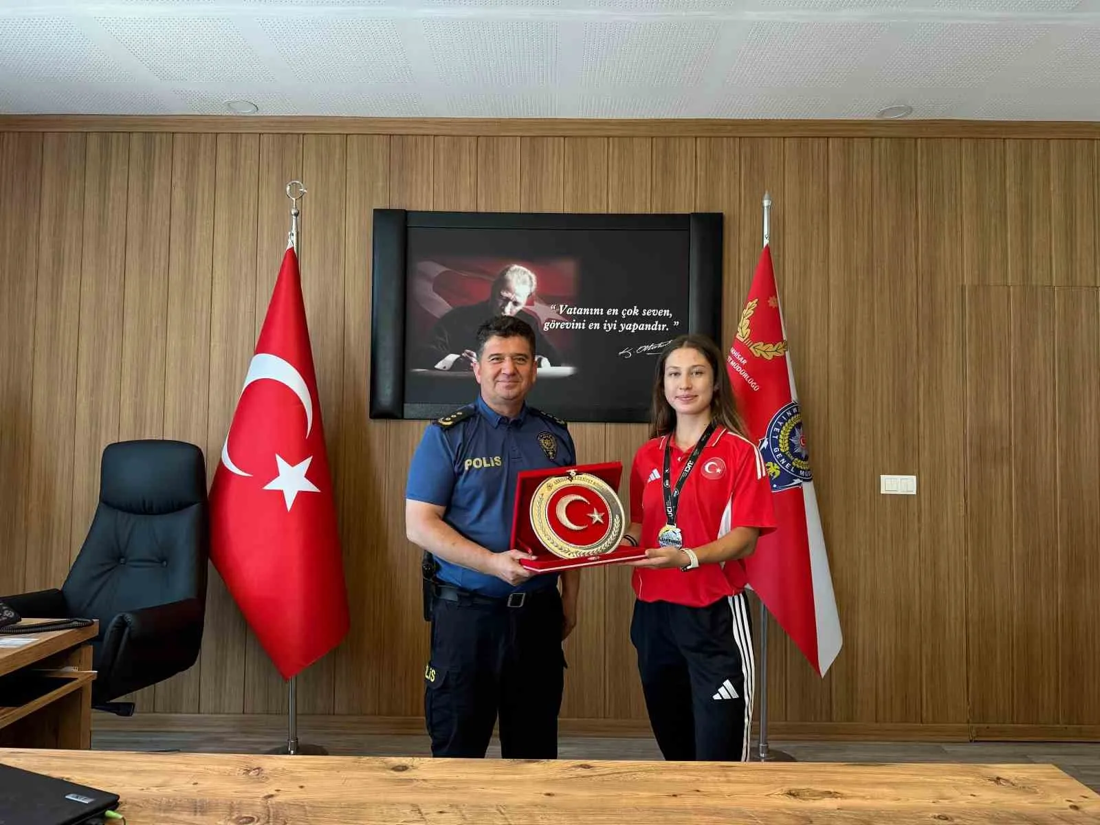 Balkan ikincisi Nazife Tuncel’den güvenlik güçlerine anlamlı teşekkür
