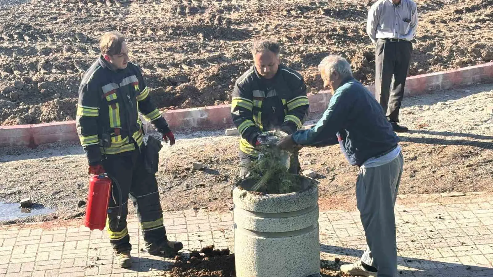 Mesire alanında korkutan anlar: Piknik tüpü faciasını vatandaşlar önledi