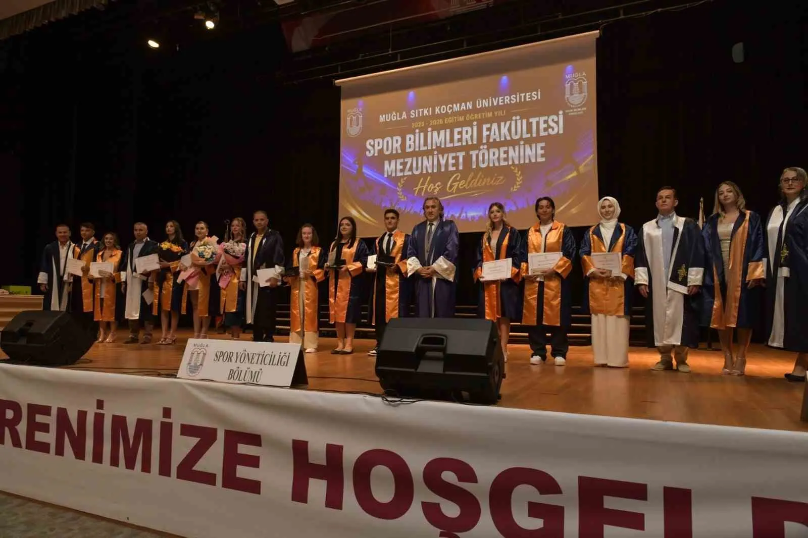 MSKÜ'de gurur dolu gün: Sporun genç yetenekleri diplomalarına kavuştu