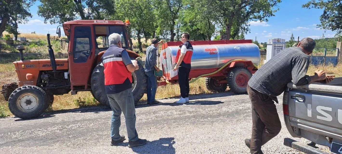 Gedizli çiftçinin emeği güvence altında: Hasat sahalarında sıkı takip